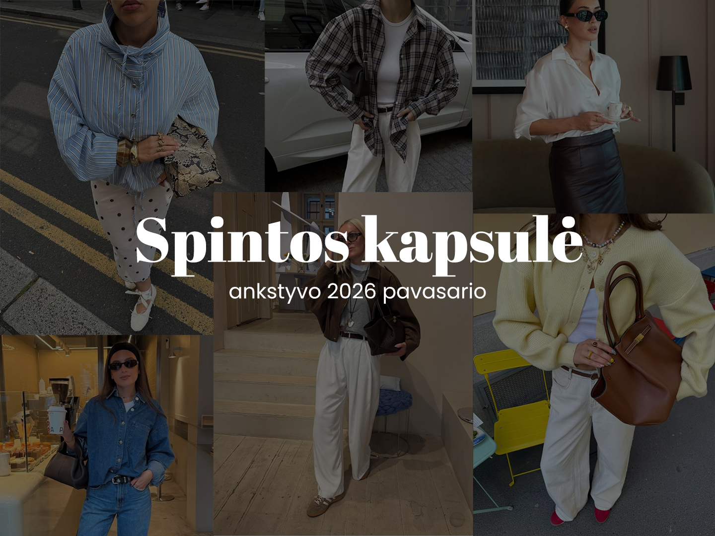 Stiliaus kapsulė ankstyvam pavasariui Pavasario kapsulė